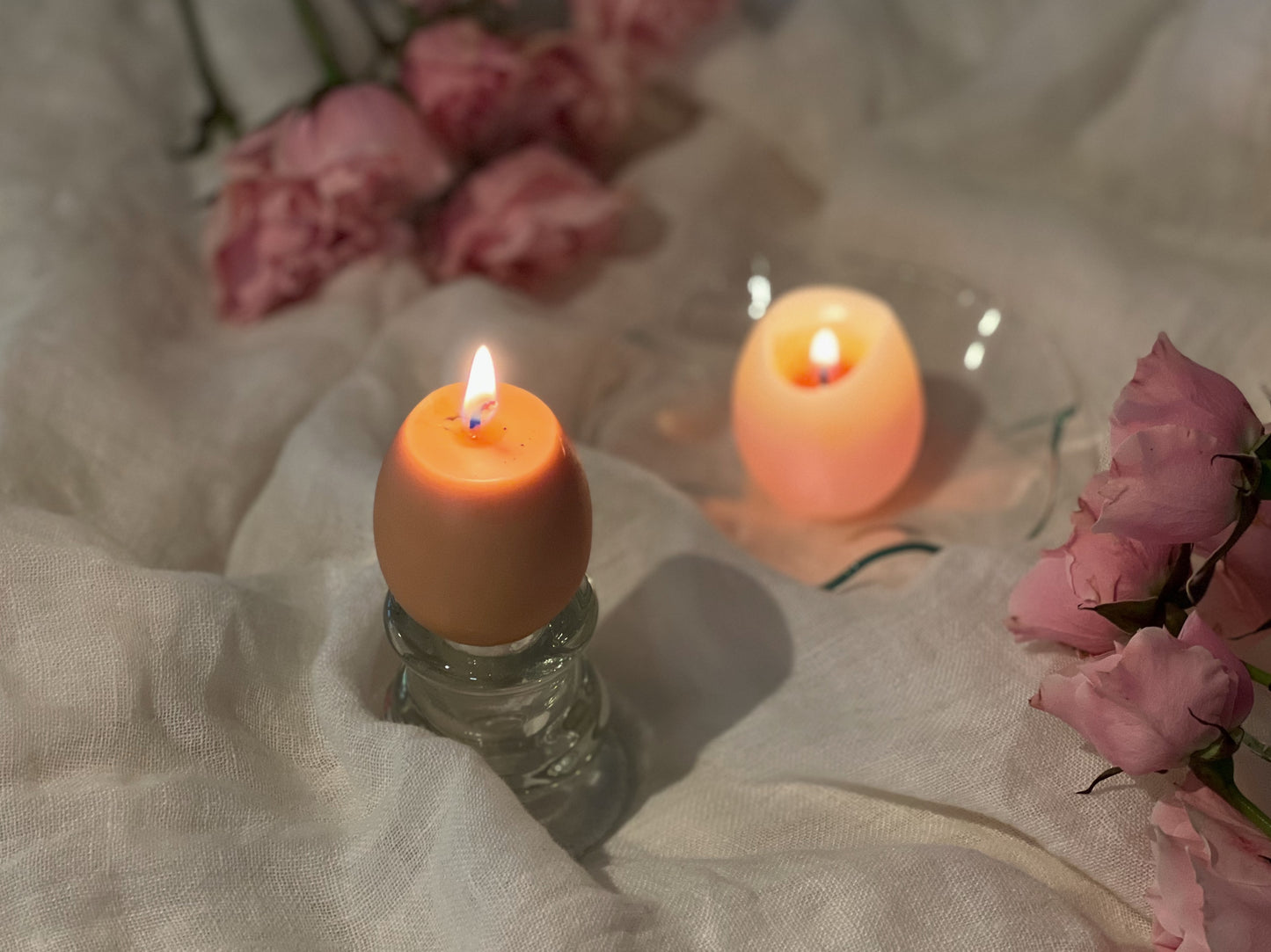 Glass Candle Holder