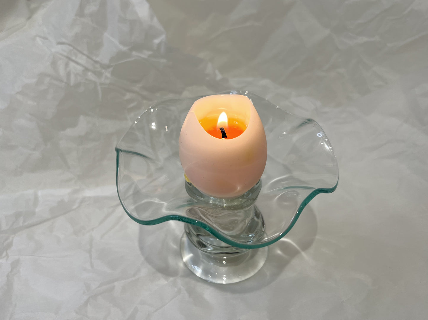 Glass Candle Holder