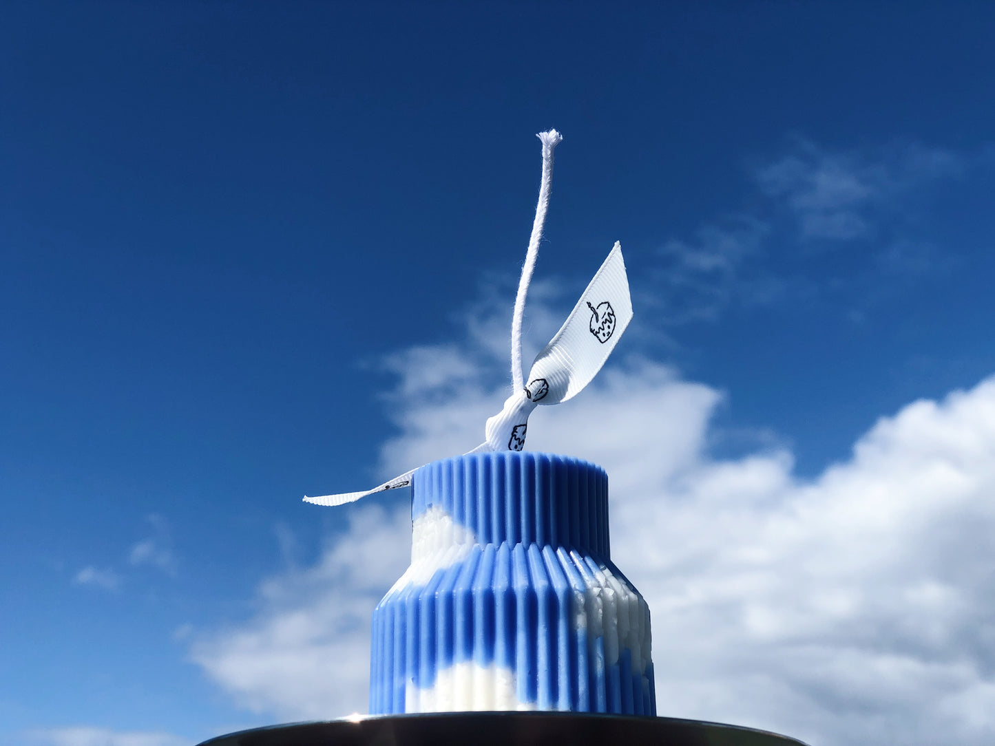 Candle Blue Blue Sky