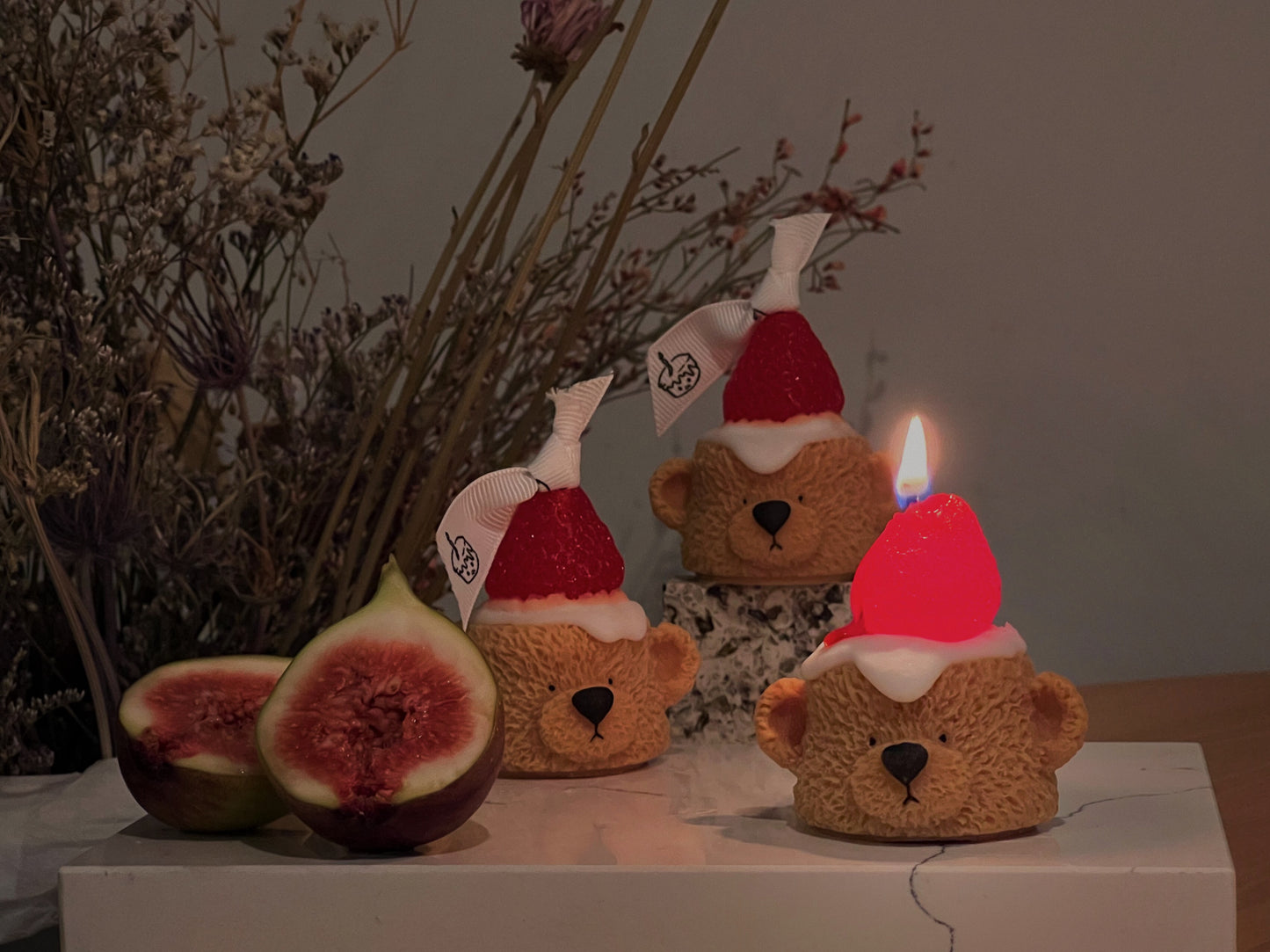 Candle Teddy Bear