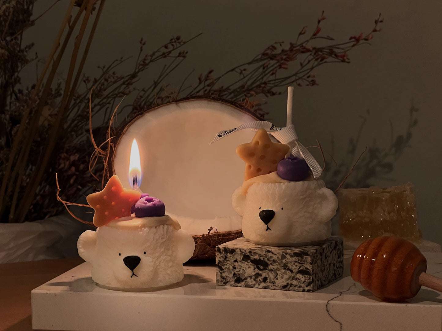 Candle Polar Bear